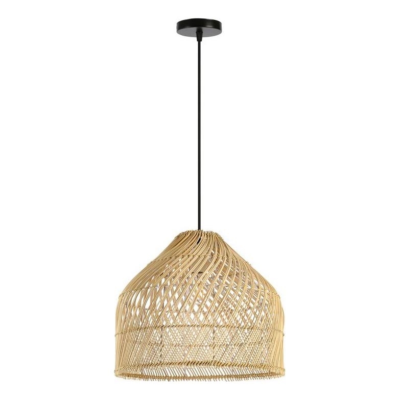 Ljuskrona med textilsladd PELO 1xE27/40W/230V diameter 40 cm rotting