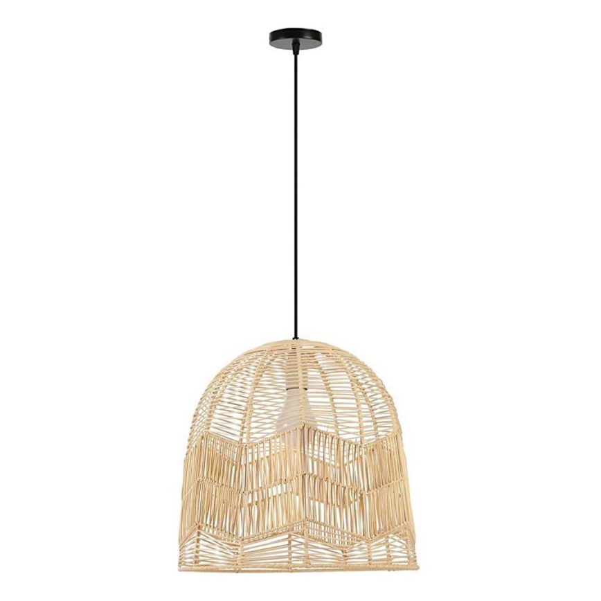 Ljuskrona med textilsladd PELO 1xE27/40W/230V diameter 50 cm rotting