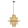Ljuskrona med textilsladd PINCHOS 1xE27/40W/230V diameter 45 cm bambu