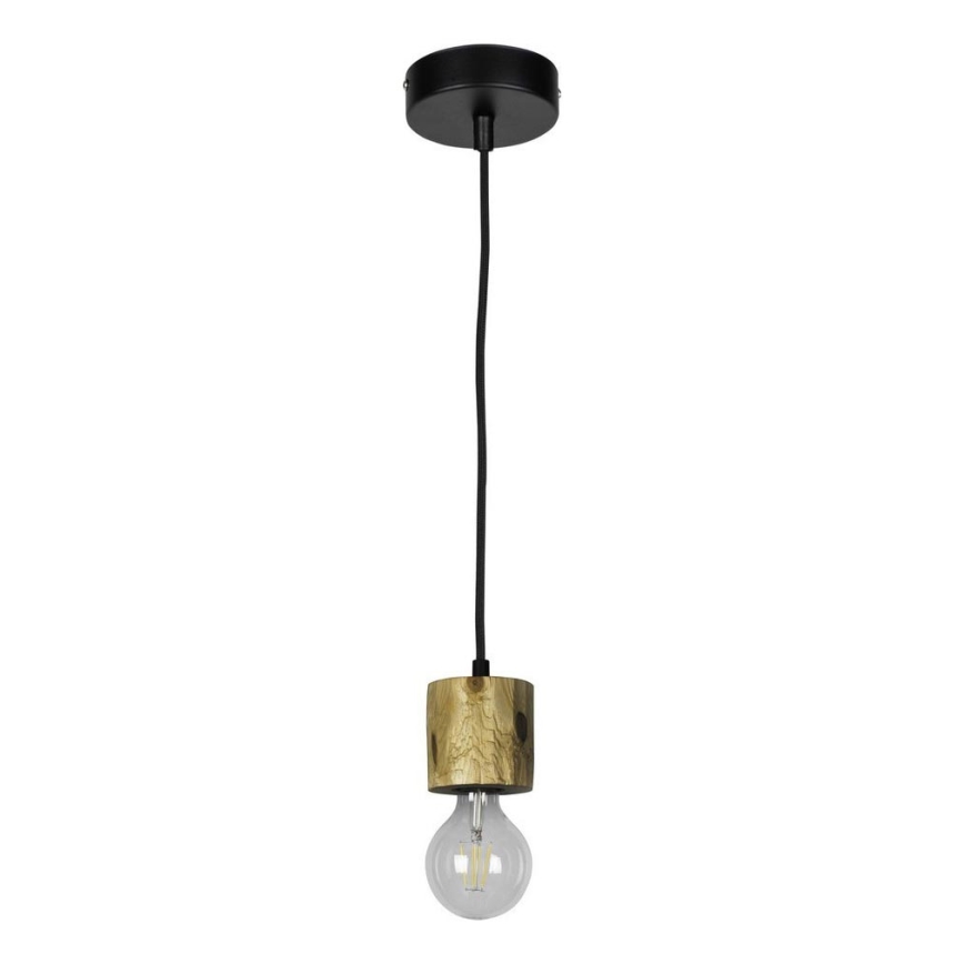 Ljuskrona med textilsladd PINO 1xE27/60W/230V tall