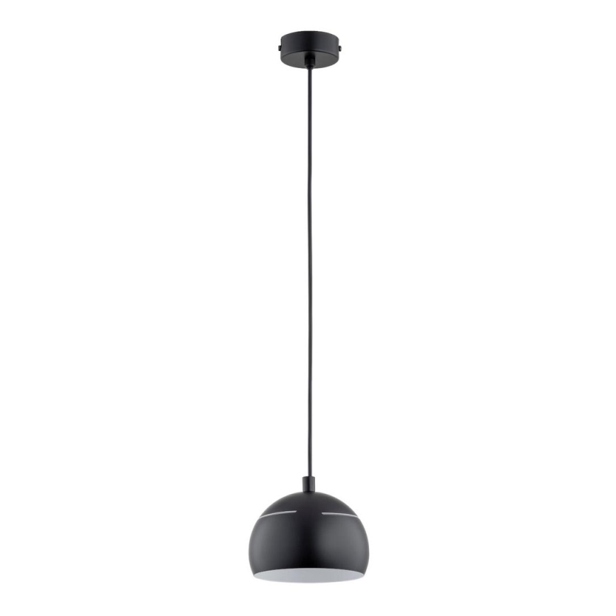 Ljuskrona med textilsladd PLUS 1xE14/40W/230V diameter 15 cm