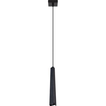 Ljuskrona med textilsladd PRYSM 1xG9/8W/230V svart