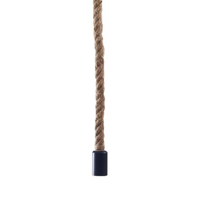 Ljuskrona med textilsladd ROPE 1xE27/12W/230V