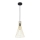 Ljuskrona med textilsladd SAHARA 1xE27/60W/230V diameter 22 cm