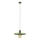 Ljuskrona med textilsladd SILA 1xE27/15W/230V diameter 30 cm grön