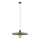 Ljuskrona med textilsladd SILA 1xE27/15W/230V diameter 40 cm grön