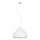 Ljuskrona med textilsladd SILVO 1xE27/60W/230V diameter 38 cm vit