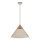 Ljuskrona med textilsladd SINGLE 1xE27/15W/230V beige/bok