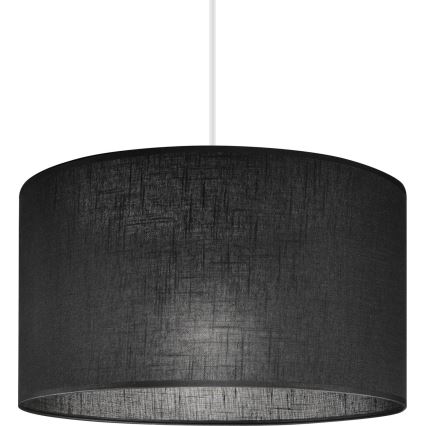 Ljuskrona med textilsladd SIRJA 1xE27/60W/230V svart
