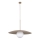 Ljuskrona med textilsladd SLATE 1xE27/15W/230V diameter 65 cm beige