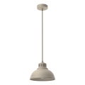 Ljuskrona med textilsladd SVEN 1xE27/15W/230V beige