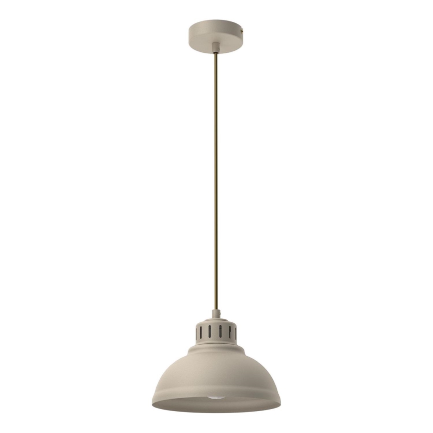 Ljuskrona med textilsladd SVEN 1xE27/15W/230V beige