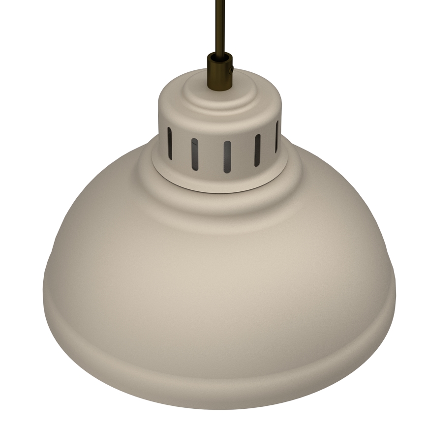 Ljuskrona med textilsladd SVEN 1xE27/15W/230V beige