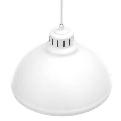 Ljuskrona med textilsladd SVEN 1xE27/15W/230V vit