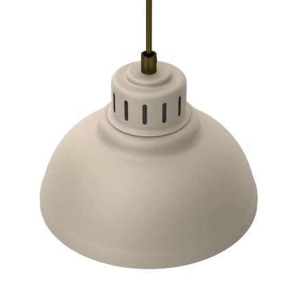 Ljuskrona med textilsladd SVEN 3xE27/15W/230V beige