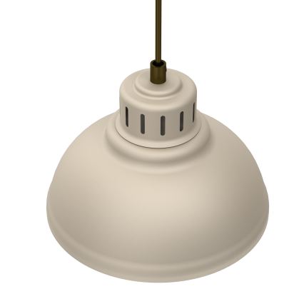 Ljuskrona med textilsladd SVEN 4xE27/15W/230V beige
