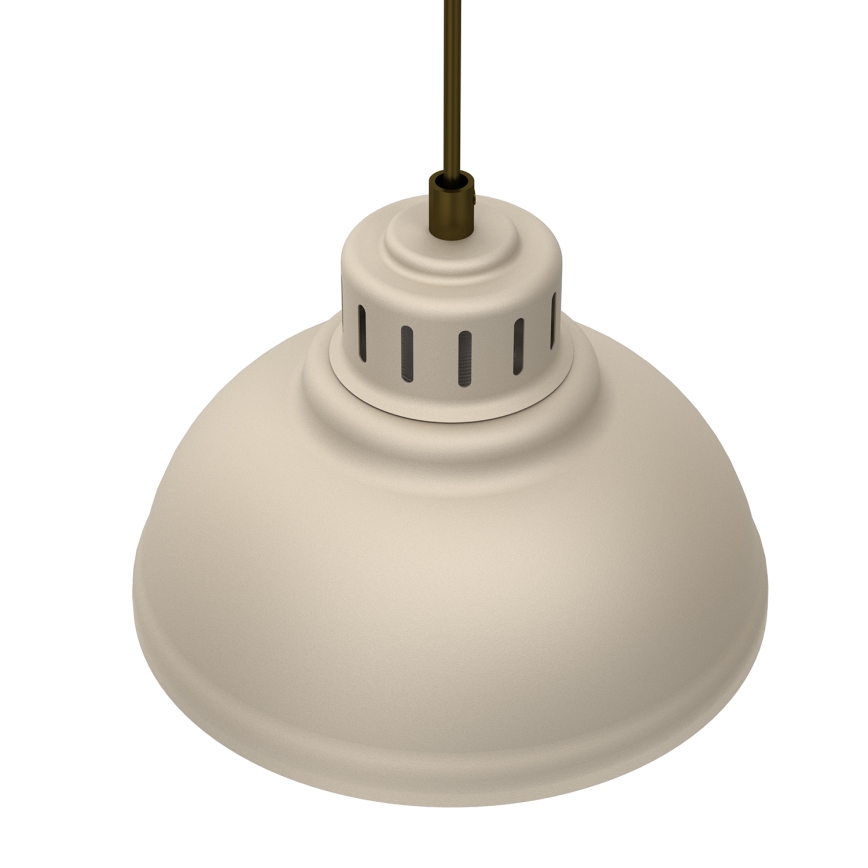 Ljuskrona med textilsladd SVEN 4xE27/15W/230V beige