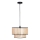 Ljuskrona med textilsladd TAKARA 1xE27/20W/230V diameter 40 cm beige