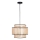 Ljuskrona med textilsladd TAKARA 1xE27/20W/230V diameter 40 cm beige