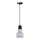 Ljuskrona med textilsladd TERRAZZO 1xE27/60W/230V diameter 12 cm grädde
