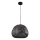 Ljuskrona med textilsladd ZANZIBAR 1xE27/20W/230V diameter 35 cm bambu