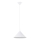 Ljuskrona med textilsladd ZUMA 1xE27/15W/230V diameter 30 cm vit
