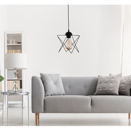 Ljuskrona med upphängningsrem 1xE27/60W/230V