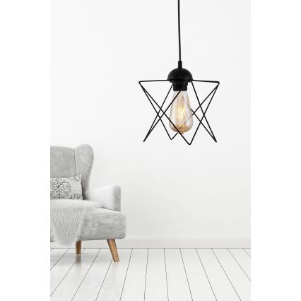 Ljuskrona med upphängningsrem 1xE27/60W/230V