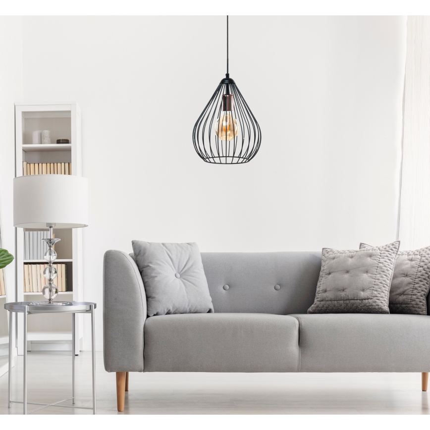 Ljuskrona med upphängningsrem  1xE27/60W/230V