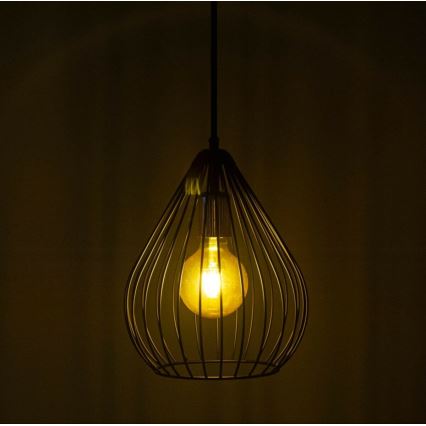 Ljuskrona med upphängningsrem  1xE27/60W/230V