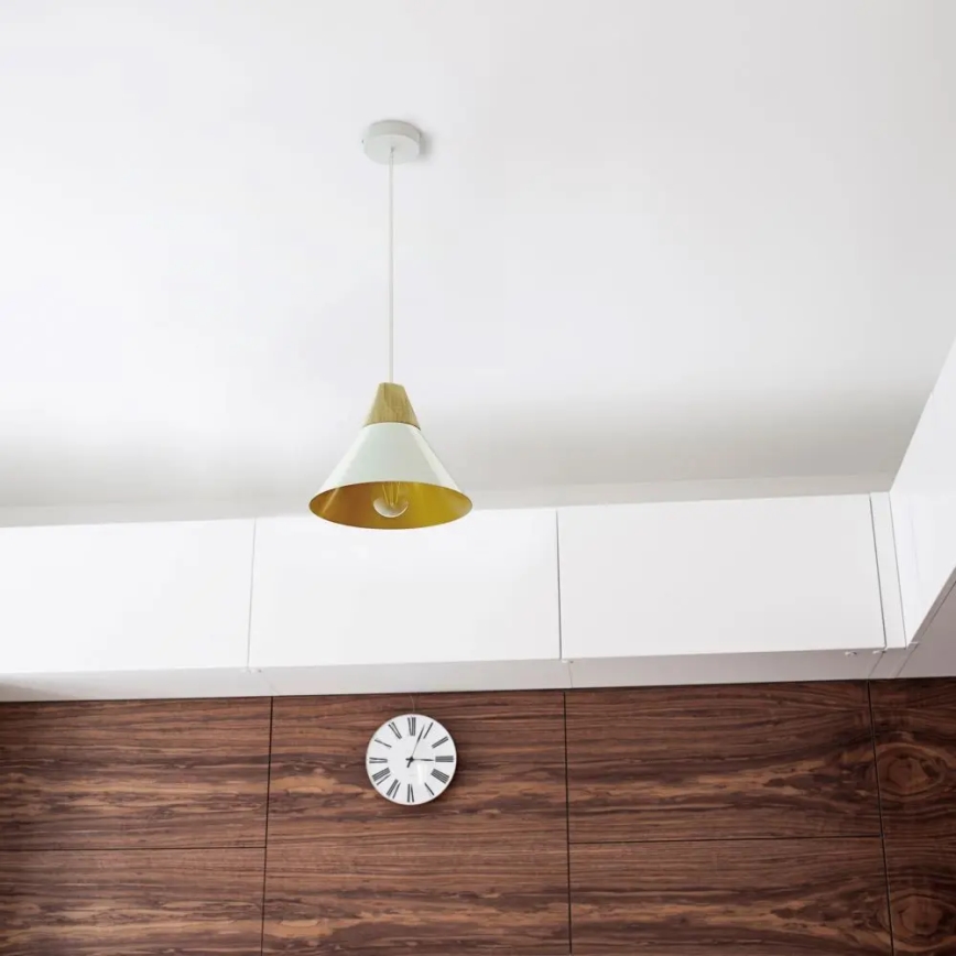 Ljuskrona med upphängningsrem 1xE27/60W/230V