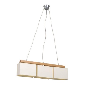 Ljuskrona med upphängningsrem 3xE27/60W/230V