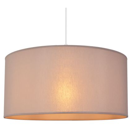 Ljuskrona med upphängningsrem ALBA 1xE27/15W/230V d.40cm beige