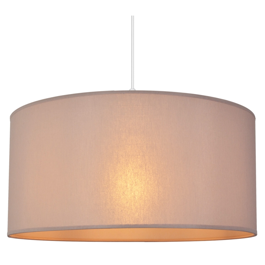 Ljuskrona med upphängningsrem ALBA 1xE27/15W/230V d.40cm beige