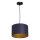 Ljuskrona med upphängningsrem ARDEN 1xE27/60W/230V diameter 25 cm lila/gyllene