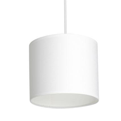 Ljuskrona med upphängningsrem ARDEN 3xE27/60W/230V vit
