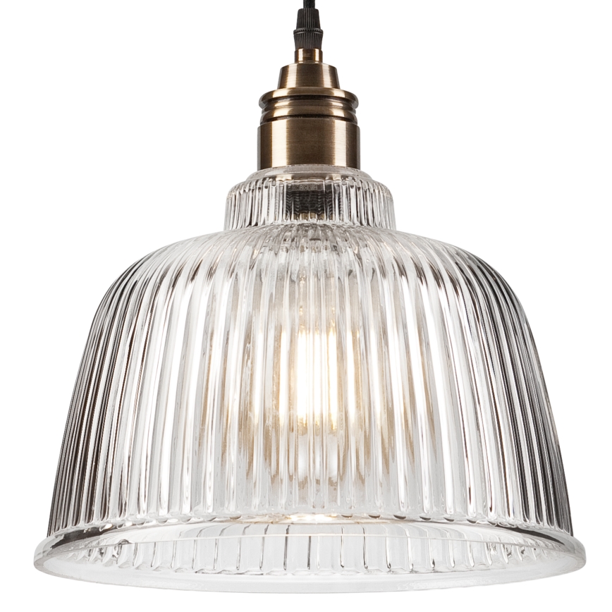 Ljusskrona med upphängningsrem  ASTA 1xE27/60W/230V blank krom