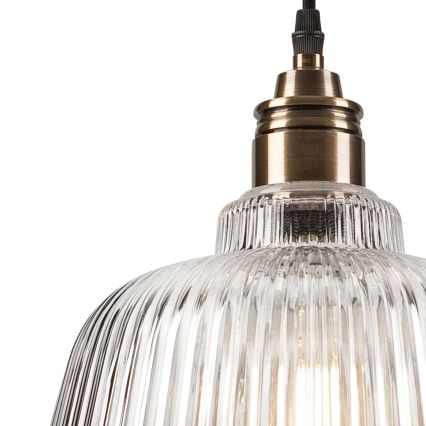Ljusskrona med upphängningsrem  ASTA 1xE27/60W/230V blank krom