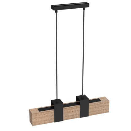 Ljuskrona med upphängningsrem BELEN 3xGU10/8W/230V