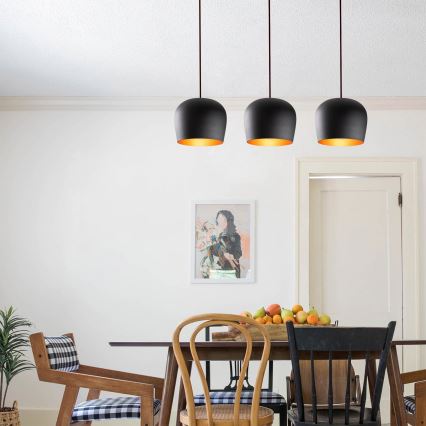 Ljusskrona med upphängningsrem  BERCESTE 3xE27/40W/230V
