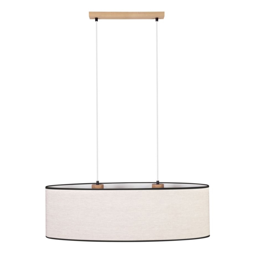Ljuskrona med upphängningsrem BOHO 2xE27/40W/230V ek