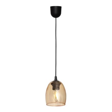 Ljuskrona med upphängningsrem BRILLANT 1xE27/15W/230V beige