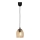 Ljuskrona med upphängningsrem BRILLANT 1xE27/15W/230V beige