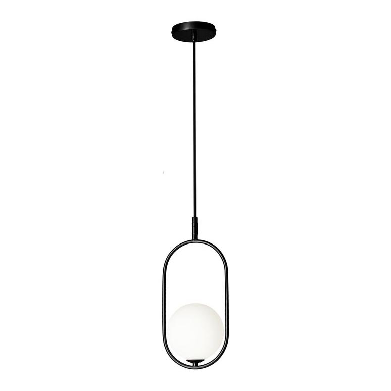 Ljuskrona med upphängningsrem CORDEL 1xG9/28W/230V svart