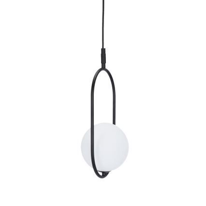 Ljuskrona med upphängningsrem CORDEL 1xG9/28W/230V svart