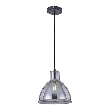 Ljuskrona med upphängningsrem CREATE 1xE27/11W/230V grå