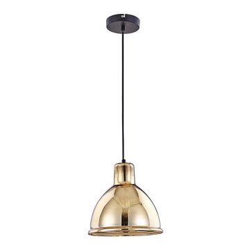 Ljuskrona med upphängningsrem CREATE 1xE27/11W/230V gyllene