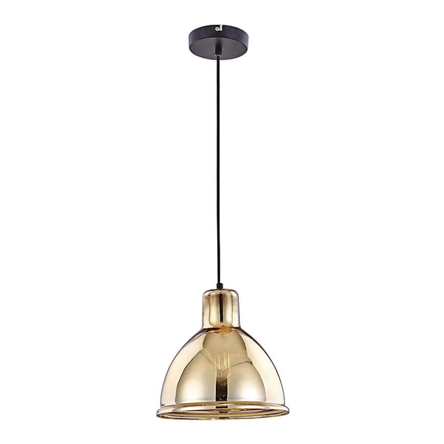 Ljuskrona med upphängningsrem CREATE 1xE27/11W/230V gyllene