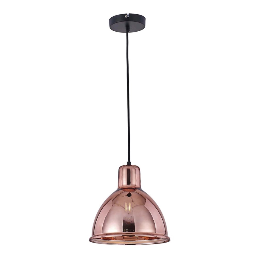 Ljuskrona med upphängningsrem CREATE 1xE27/11W/230V rose gold