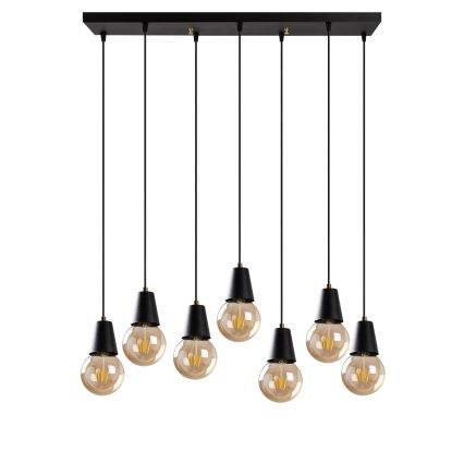 Ljusskrona med upphängningsrem  FES 7xE27/40W/230V